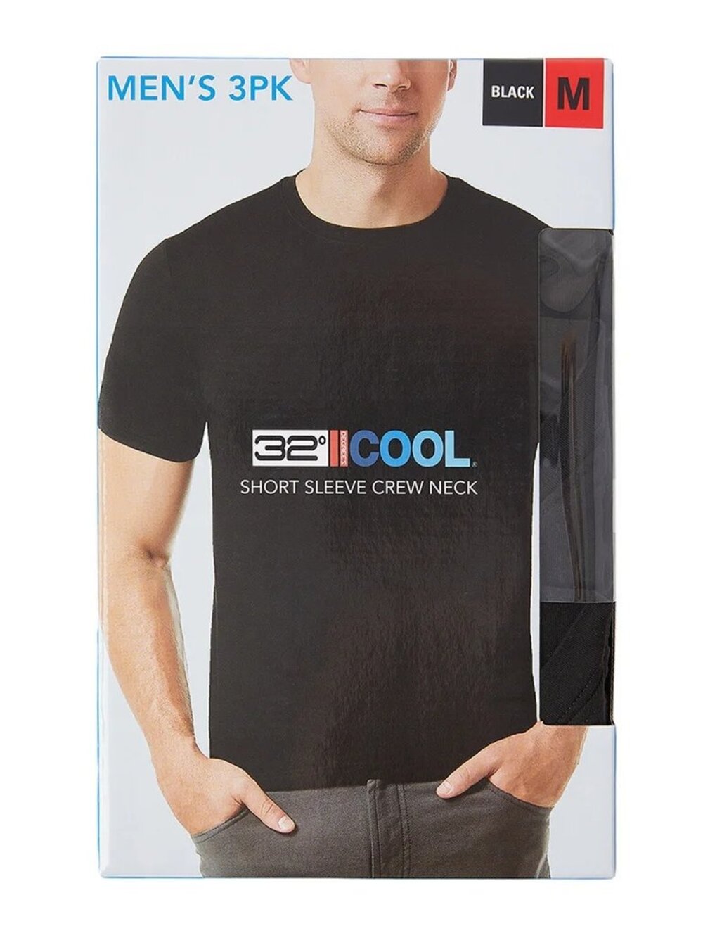 32‎ Degrees Men's Cool Tee, 3-pack
